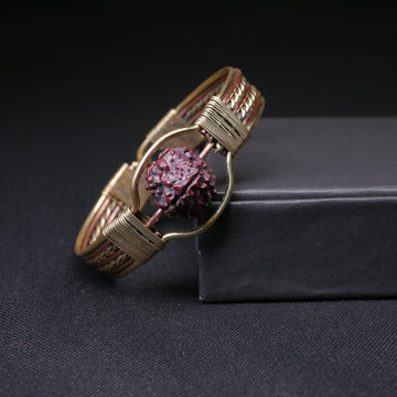 Genuine Rudraksha Pure Copper Bracelet